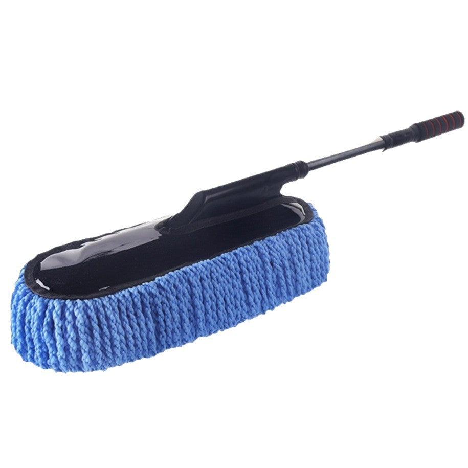 Car Wash Mop, Special Car Cleaning Brush for Both Dry and Wet Use, Extendable Car Cleaning Tool, Dust Removal Curved Rod, Car Wash Brush That Won'T Damage the C - image 5