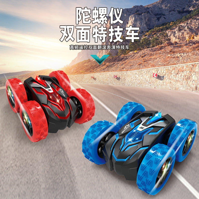 New Double-Sided Cool Remote Control Car with Gesture Control, Gyroscope, Colorful Lights, 360-Degree Upright Driving, Gift Model Car for Boys - image 1