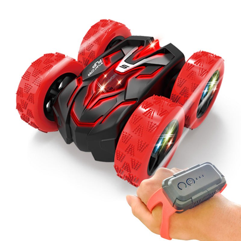 New Double-Sided Cool Remote Control Car with Gesture Control, Gyroscope, Colorful Lights, 360-Degree Upright Driving, Gift Model Car for Boys - image 5