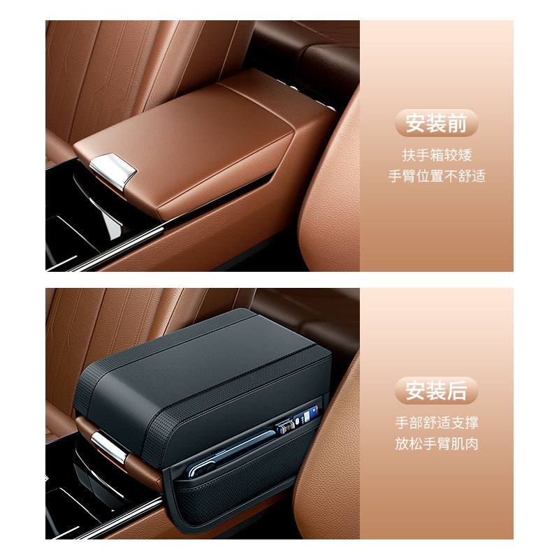 Car Armrest Box Heightening Pad, Universal Car Armrest Pad, Car Central Memory Foam Elbow Rest, Storage Car Accessories - image 3