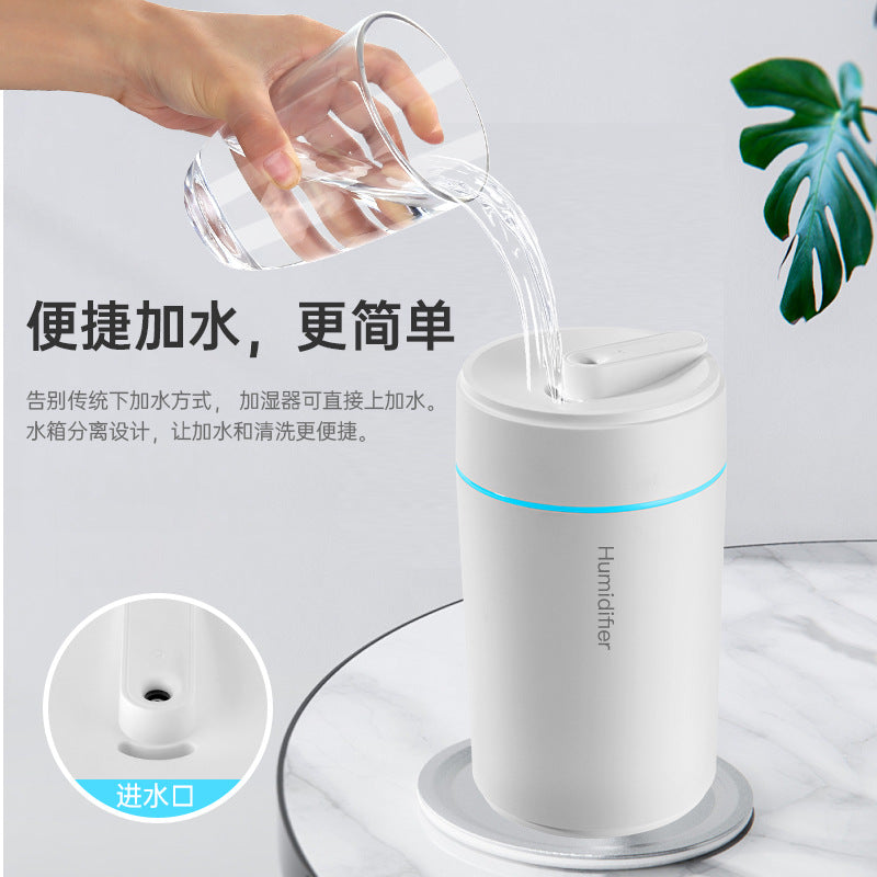 Humidifier for Home Bedroom Office Desktop Mini Sprayer Purification Car Portable Car Humidifier - image 3