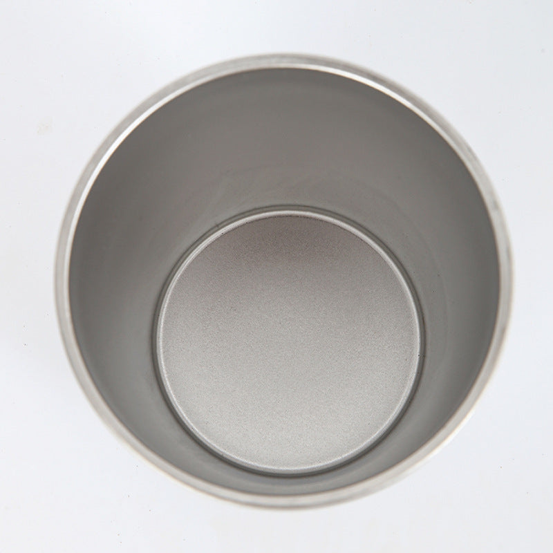 Cross-border Simple 12oz Mini Milk Cup 304 Stainless Steel Vacuum Coffee Cup Outdoor Car Portable Thermos Cup - image 4