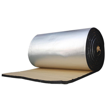 Hood Aluminum Foil Soundproofing Cotton, Car Engine Anti-Vibration Noise Reduction Heat Insulation Adhesive-Backed Sound-Absorbing Cotton - image 5