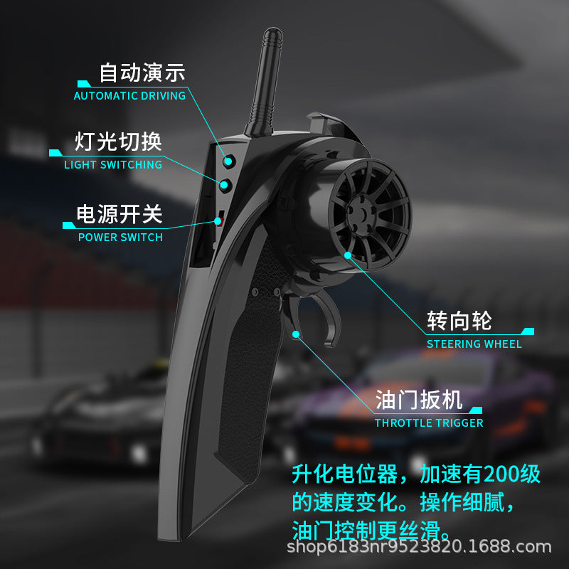 Full-scale four-wheel drive 1:14GTR remote control drift car professional rc charging electric Children's racing toy model - image 4