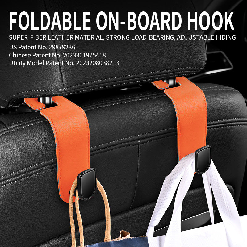 M Ge Car Hook Seat Hook Multifunctional Car Hook Hidden Car Seat Rear Storage Hook - image 1