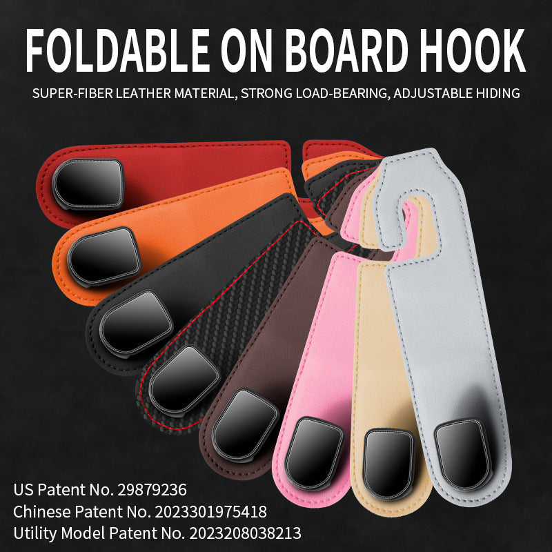 M Ge Car Hook Seat Hook Multifunctional Car Hook Hidden Car Seat Rear Storage Hook - image 2