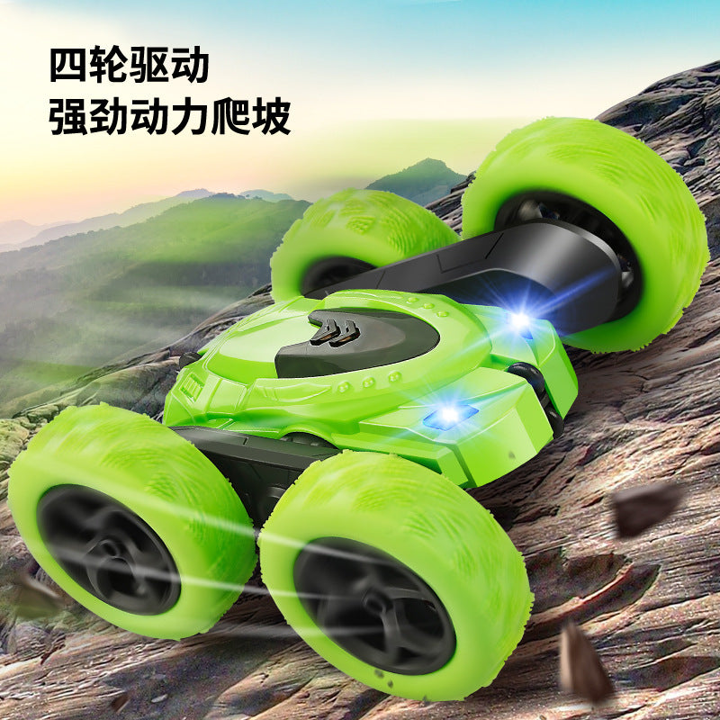 Cross-Border Double-Sided Stunt Dump Truck, Flip Truck, Rolling 360-Degree Rotating Car, Wireless Remote Control Car with Light, Wholesale - image 3