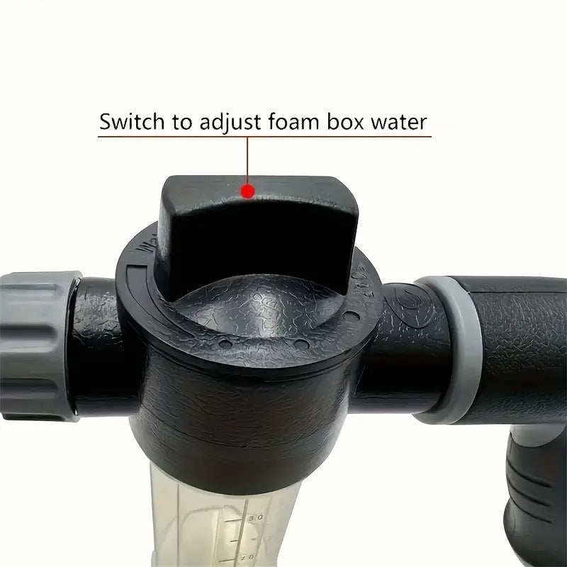 Household long rod gun car wash water gun garden nozzle household car wash tool metal extension rod plastic coated handle - image 3