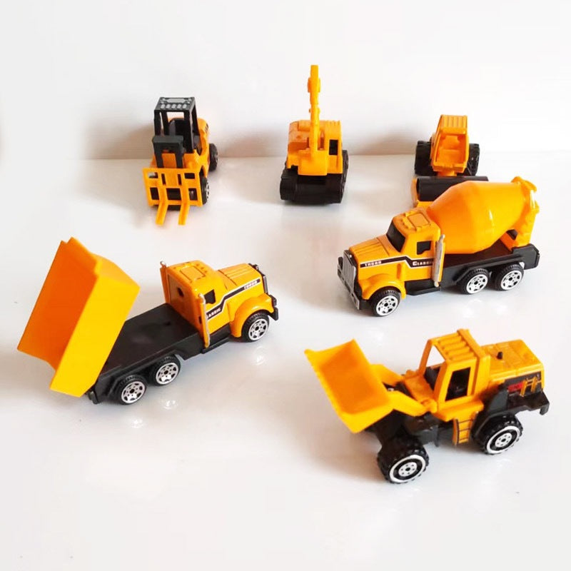 Alloy car toy simulation car model engineering car farmer car roller children toy car boy gift wholesale - image 2