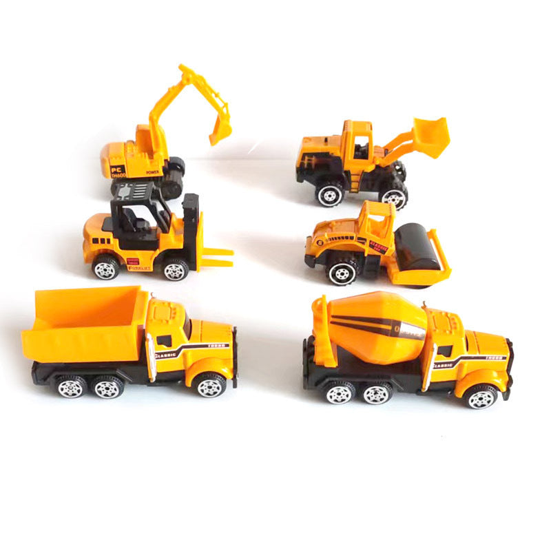 Alloy car toy simulation car model engineering car farmer car roller children toy car boy gift wholesale - image 3