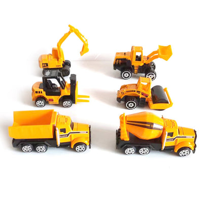 Alloy car toy simulation car model engineering car farmer car roller children toy car boy gift wholesale - image 3