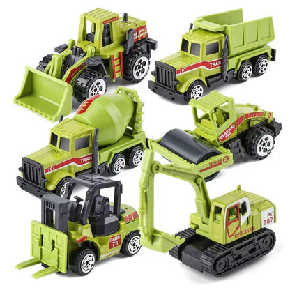 Alloy car toy simulation car model engineering car farmer car roller children toy car boy gift wholesale - image 4