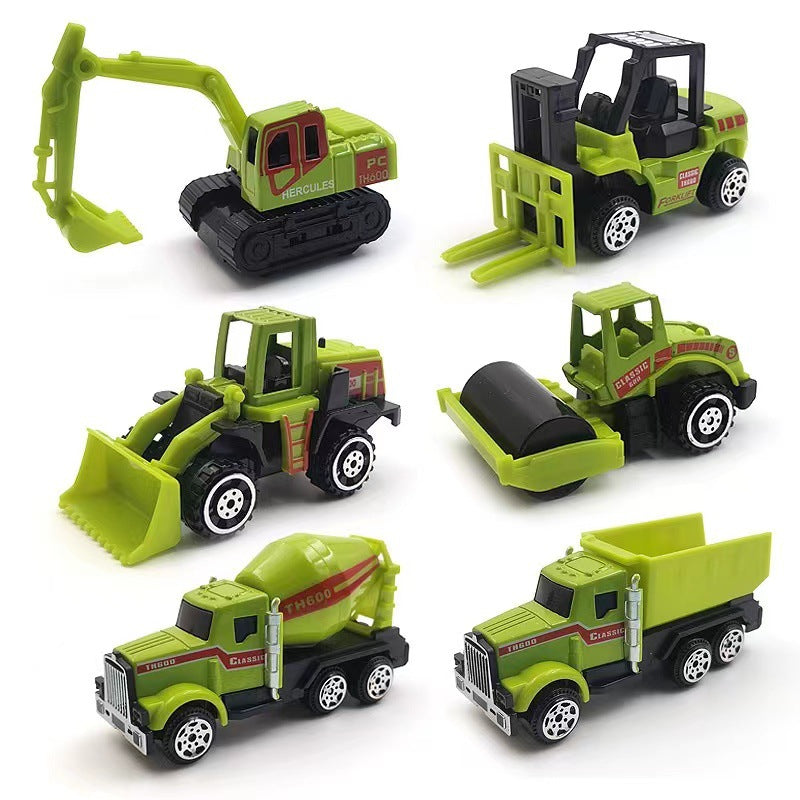 Alloy car toy simulation car model engineering car farmer car roller children toy car boy gift wholesale - image 5