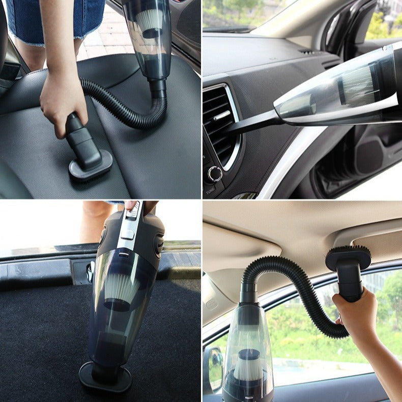 Cross-border new car vacuum cleaner wireless household vacuum cleaner portable USB rechargeable handheld small dust removal - image 2