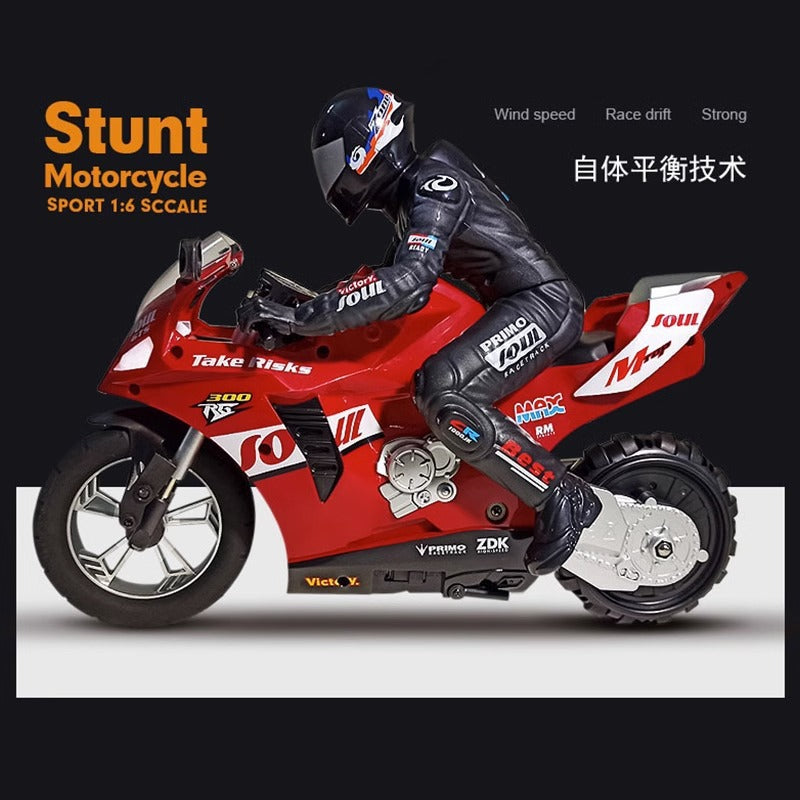 Cross-Border Remote Control Stunt Motorcycle Self-Balancing Car Tilt Drift Rotation Toy Racing Off-Road Vehicle Model Car - image 1