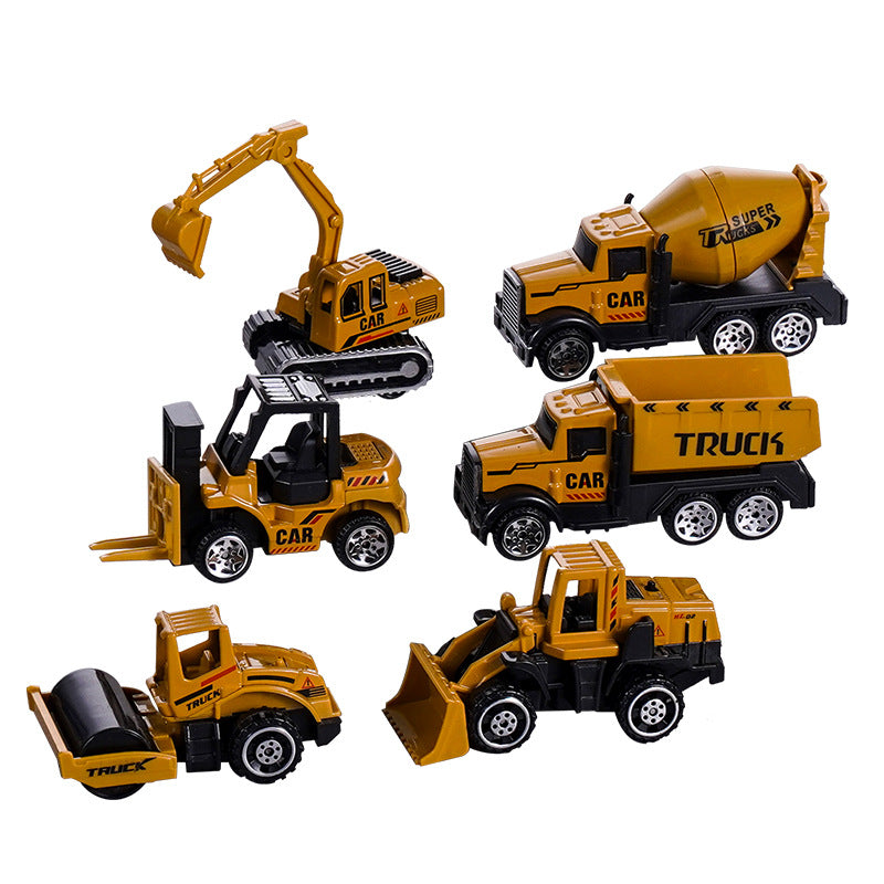 Cross-Border Children's Simulation Alloy Car Toy Scooter Racing Car Engineering Vehicle Fire Truck Boy Mini Car Model - image 5