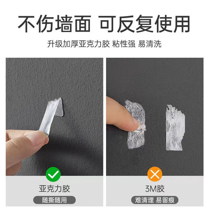 Self-adhesive seamless nail-free cable organizer cable holder desktop data cable storage car wire Winder Holder - image 2