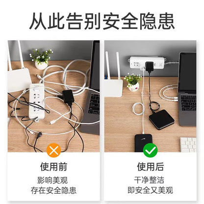 Self-adhesive seamless nail-free cable organizer cable holder desktop data cable storage car wire Winder Holder - image 4