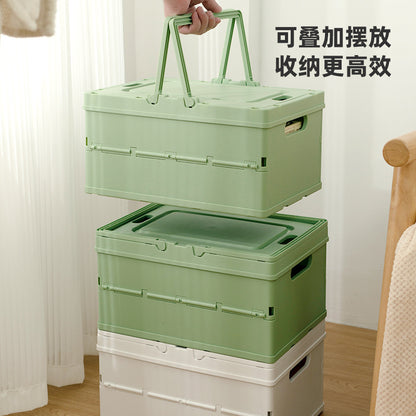 Toy Storage Box Foldable Plastic Sundries Storage Portable Box Multifunctional Car Organiser Household Storage Box - image 3