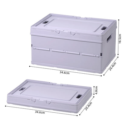 Toy Storage Box Foldable Plastic Sundries Storage Portable Box Multifunctional Car Organiser Household Storage Box - image 5