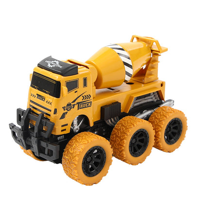 Chenghai toy children's Inertial Engineering vehicle excavator bulldozer kindergarten small gift doll machine toy wholesale - image 5