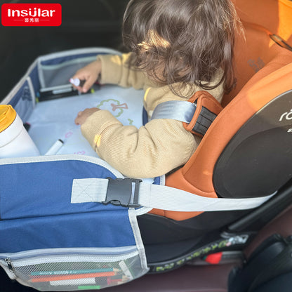 Yinmei children's portable travel car drawing board wiping children's drawing board car whiteboard drawing board tray - image 2