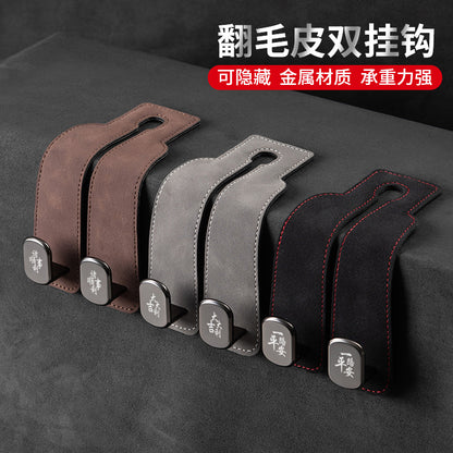 New durable car seat back Hook car front seat back hook hanging bag storage small items - image 1