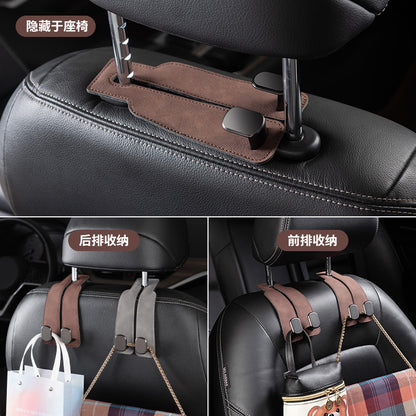 New durable car seat back Hook car front seat back hook hanging bag storage small items - image 4