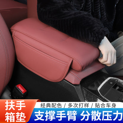 Car storage armrest box heightening pad memory cotton pad Central hand elbow pad multifunctional three-in-one car armrest pad - image 3