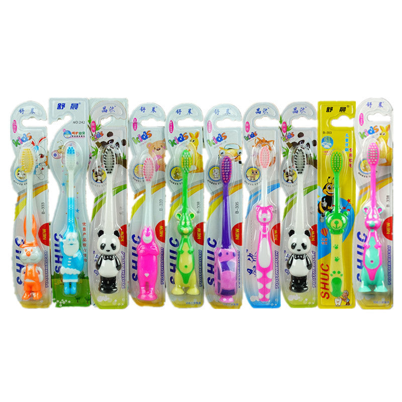 Shuchen Kidsren's Super Soft Hair Small Head Baby Toothbrush 3-6 Years Old ~ 12 Years Old Home Car Model Care for Gums Wholesale - image 5