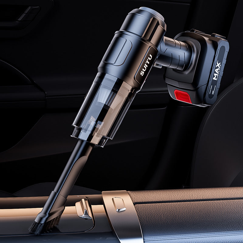 Car wireless handheld vacuum cleaner mini household super strong suction car supplies portable small vacuum cleaner - image 2