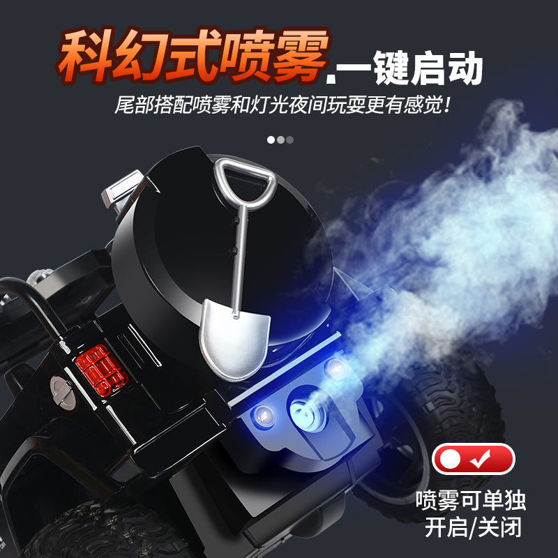 Remote Control Off-Road Vehicle Four-Wheel Drive Climbing Car Children's Drift Rechargeable Spray Stunt Remote Control Car Boy Toys Wholesale - image 4