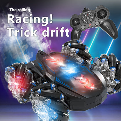 Children's remote control toy car double-sided spray car drift car gesture sensing four-wheel drive off-road vehicle cross-border hot wholesale - image 3