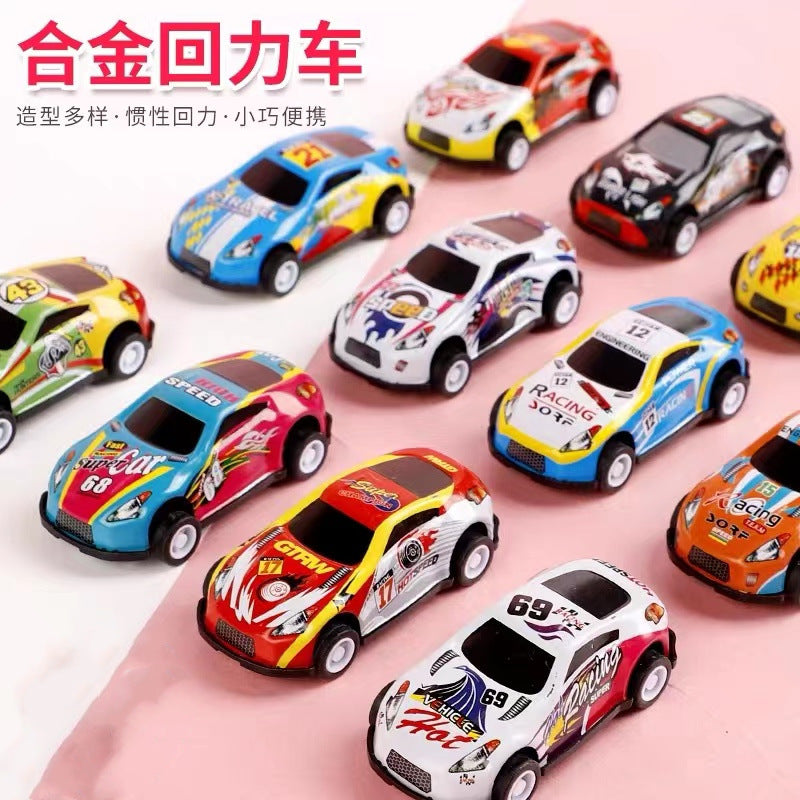 Warrior alloy car stall wholesale night market children's toy car children's toy kindergarten small gift - image 2