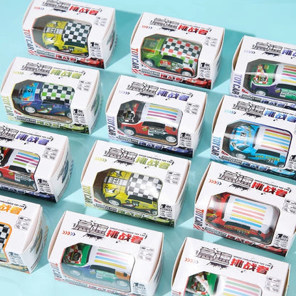 Children's boxed pull back iron car toy car boy student racing model toy reward small gift - image 2