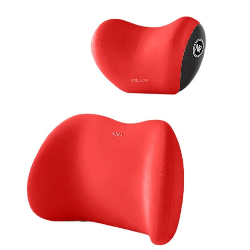 Car Headrest Waist Support Memory Foam Cushion Waist Support Waist Support Pillow Waist Support Car Red Waist Support suit - image 5