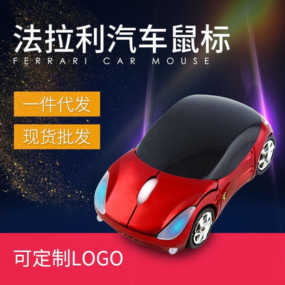 [Factory direct supply mouse] foreign order gift Ferrari wireless mouse laptop mouse car mouse - image 1