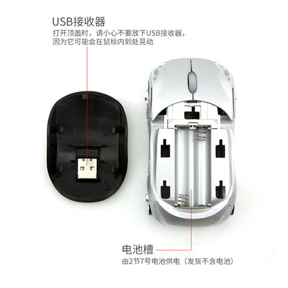 [Factory direct supply mouse] foreign order gift Ferrari wireless mouse laptop mouse car mouse - image 4