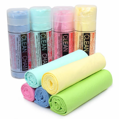 Shandong Manufacturer Wholesale Car Wash Towel Deerskin Towel Pva Rag Cross-Border Towel Car Wipe Towel Absorbent Towel Household - image 5