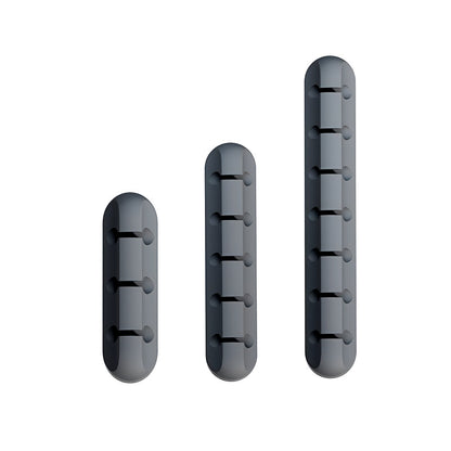 Desktop Cable Organizer Mobile Phone Data Cable Organizer Mouse Headphone Cable Organizer Cable Clip Car Self-Adhesive Cable Winder - image 5