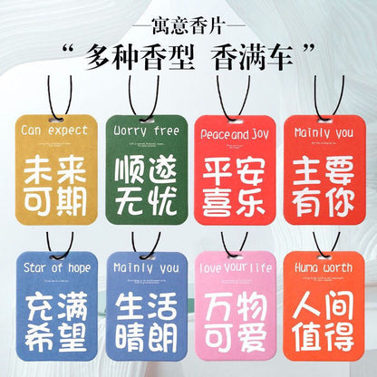 Car Fragrance Custom Pendant Car Hanging Decoration Car Smoke Flavor Hanging Pendant Lasting Light Fragrance Car Aromatherapy - image 4
