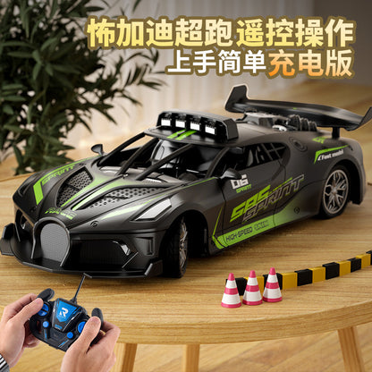 Remote control car rc racing four-way charging electric model fall-resistant high-speed racing car running children's boys toys wholesale cross-border - image 3