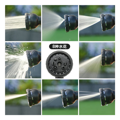 Garden plastic high pressure car wash water gun magic automatic telescopic hose garden watering hose cross border - image 3