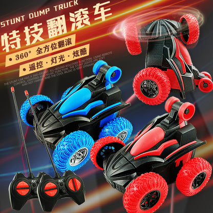 (Free Shipping) Chattering Explosions Remote Control Car Tumble Stunt Car Toy Electric Light Remote Control Car Toy - image 4