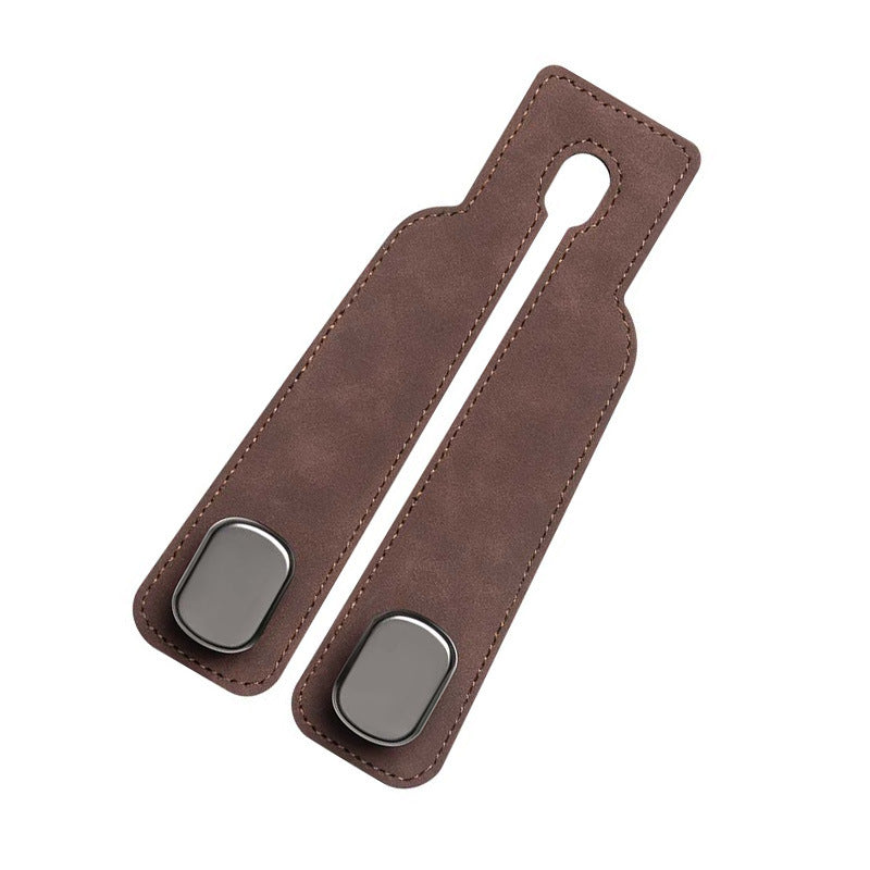 Car seat back double hook suede multifunctional car rear seat mobile phone bracket car split car hanger - image 5