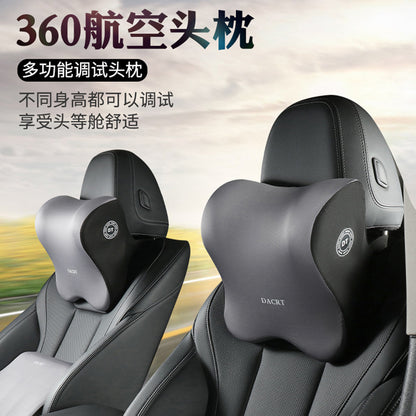 Car Headrest Waist Shoulder Pillow Neck Pillow Car Pillow Memory Foam Pillow Plus High Waist Back Cushion for Home Use - image 2