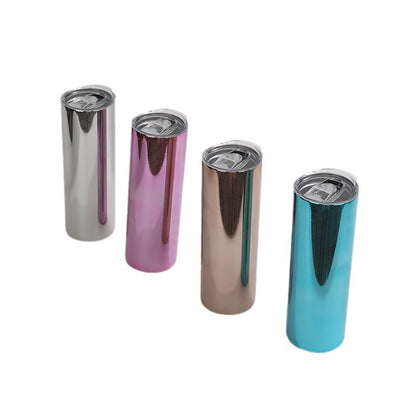 Cross-Border 20oz Sublimation Thermos Cup Stainless Steel Straight Cup Thermal Transfer Layer Straight Cup Car Car Cup Wholesale - image 5