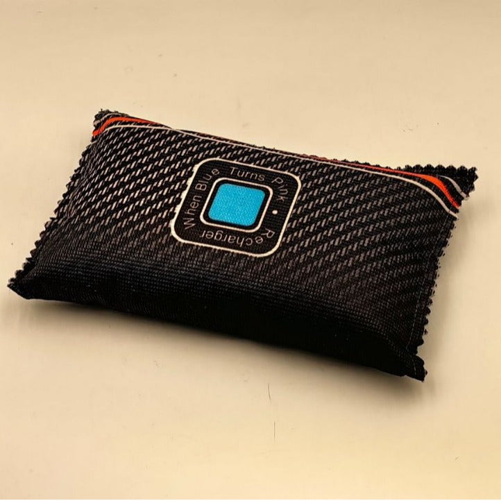 Cross-border vehicle-mounted household defogging moisture-proof dehumidification bag moisture absorbent bag color change indicator desiccant variable printing - image 1