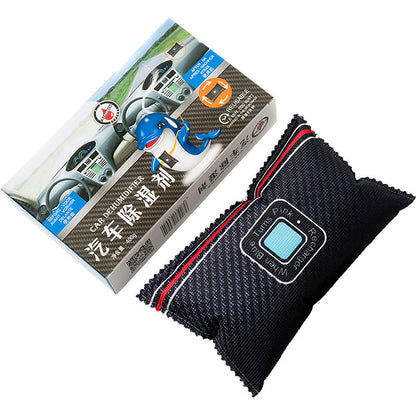 Cross-border vehicle-mounted household defogging moisture-proof dehumidification bag moisture absorbent bag color change indicator desiccant variable printing - image 3