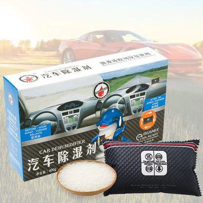 Cross-border vehicle-mounted household defogging moisture-proof dehumidification bag moisture absorbent bag color change indicator desiccant variable printing - image 4